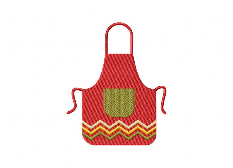 Cooking apron machine embroidery design in applique and Etsy