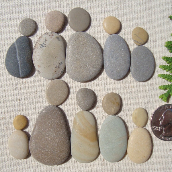 Pebble People – DIY Pebble Art Bild – Pebble Art Supplies – Natürliche Meeressteine – 10 kleine menschliche Figuren – P54