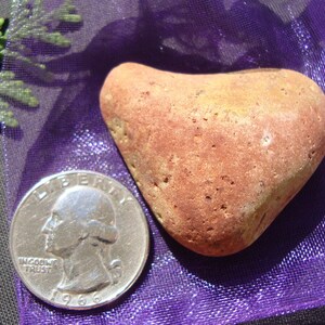 Large Heart Shaped Sea Stone - Italian Beach Stone - Rare Beach Find - Unique Gift from Italy - CU19