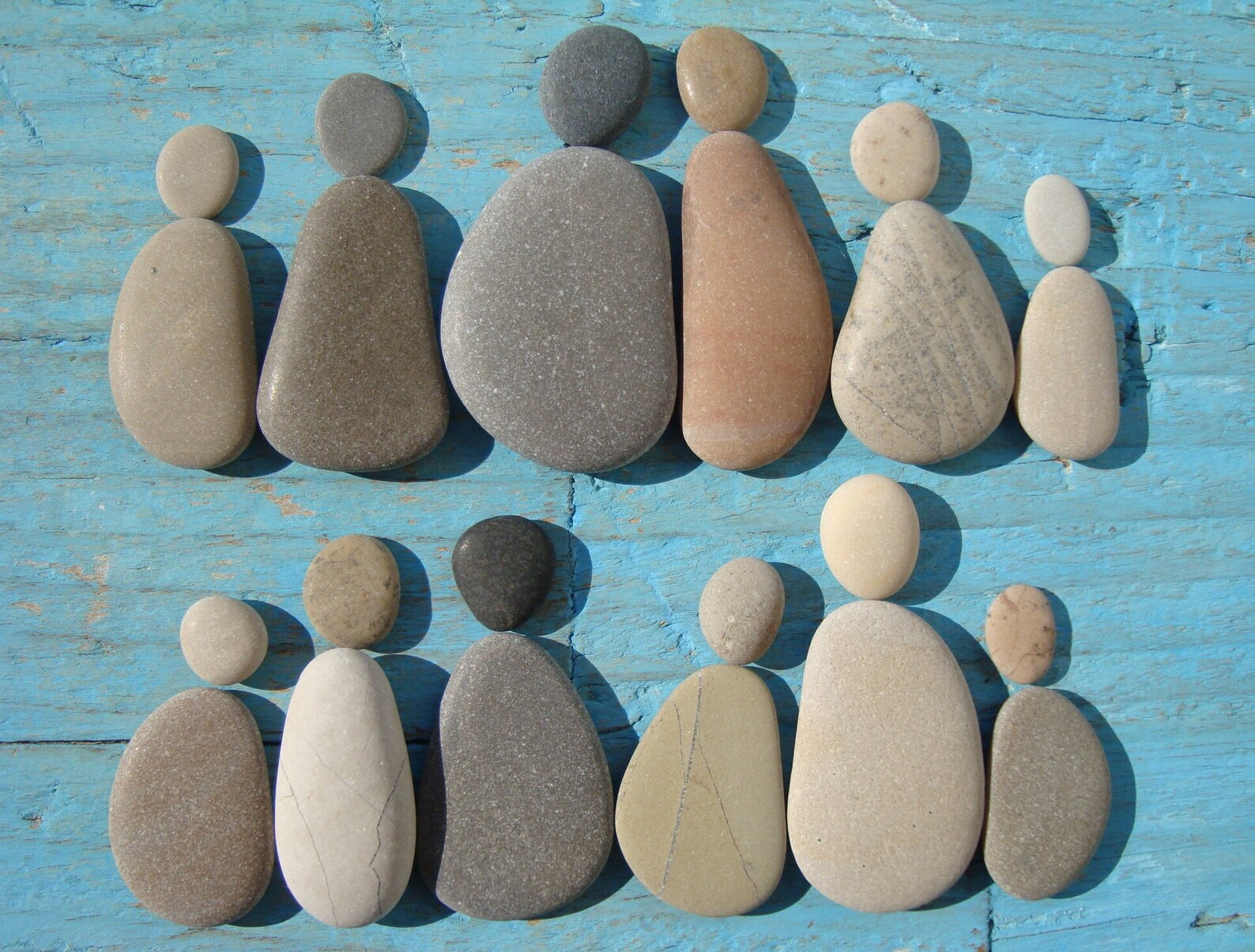 Pebble People DIY Pebble Art Picture Pebble Art Supplies Etsy