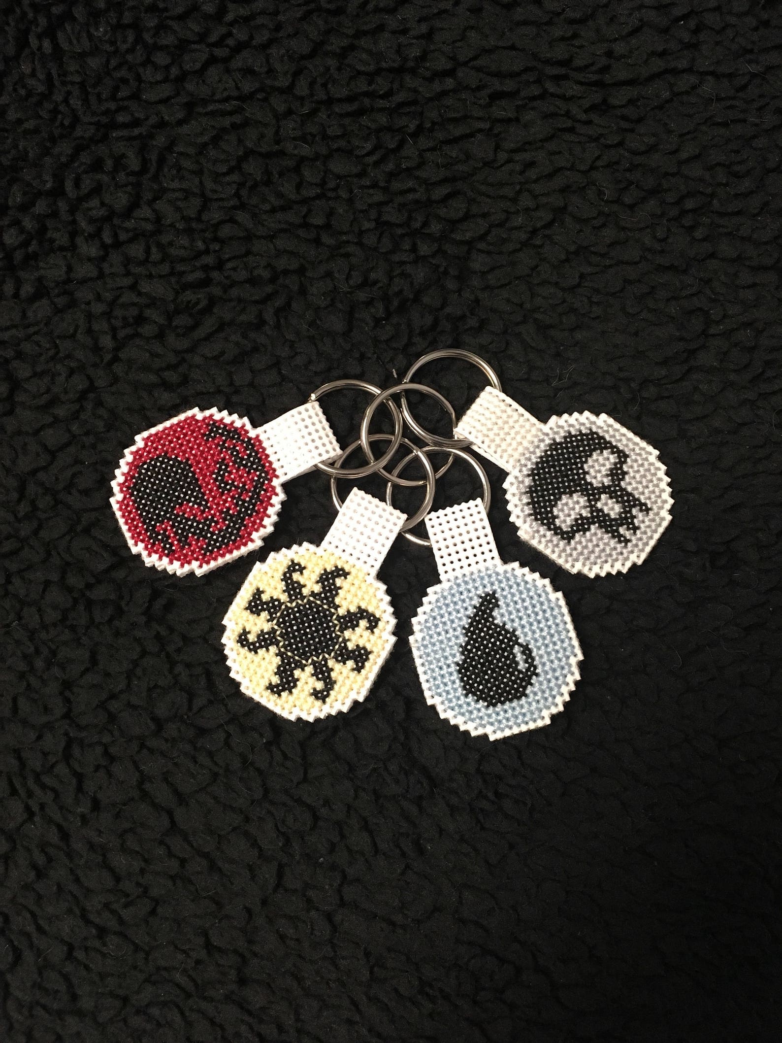 Cross Stitch Keychain Magic the Gathering Etsy