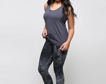 Tie Dye Yoga Leggings: Organic Bamboo Blend, Lightweight