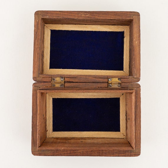 Vintage Carved Wood Box, Hand Carved Sheesham Woo… - image 8
