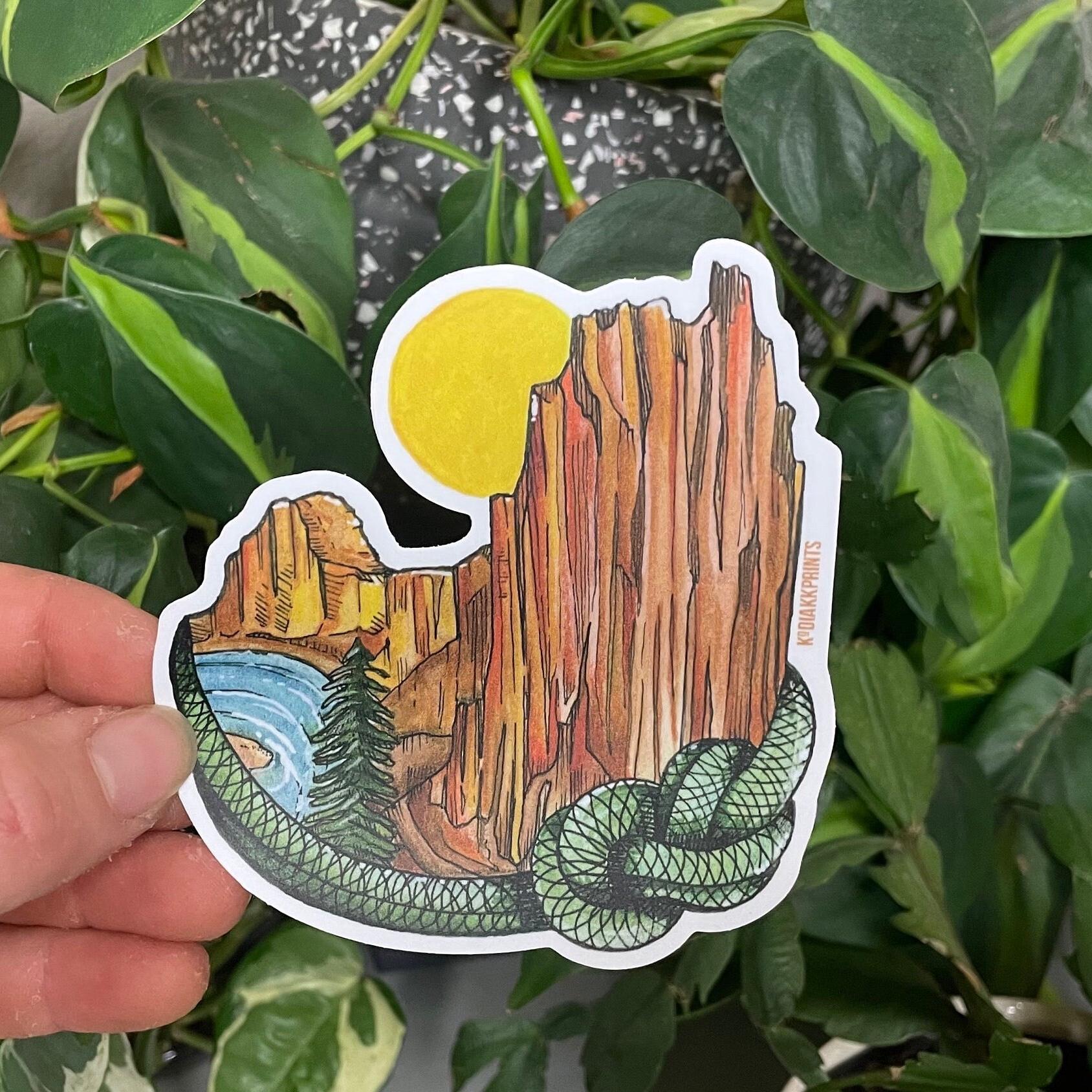 Smith Rock State Park Vinyl Decal Sticker, Central Oregon - Etsy