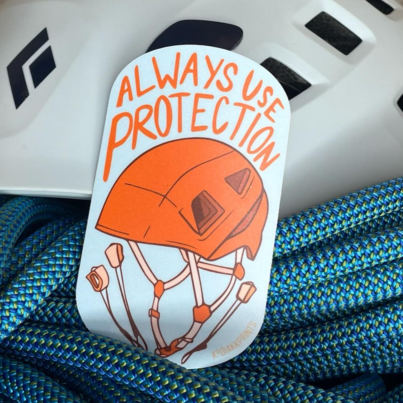Always Use Protection Vinyl Decal Sticker, Rock Climbing - Etsy