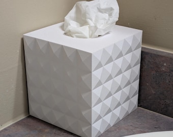 Geometric / Patterned / Armored Tissue Box Cover for Tissue Cubes