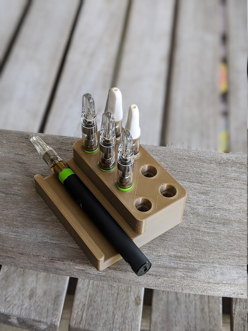 3D Printed Vape Cartridge and Pen Holder / 510 Cartridge / Etsy