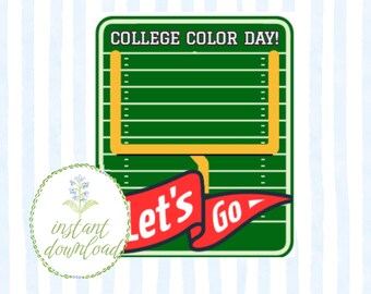 Football Snack Tag/ Party Favor/ Class Gift/ Tailgate Snack