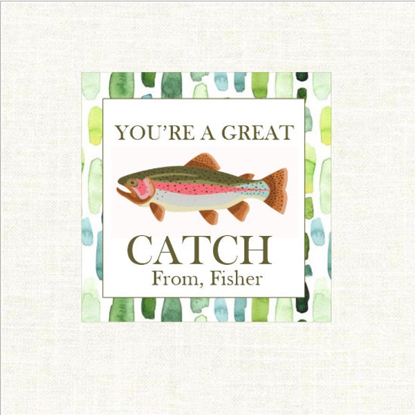 You're a great catch, Fishing Valentine, Fish Valentine