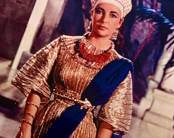 Cleopatra, 1963, Elizabeth Taylor, Costume Test, Pinewood Studios