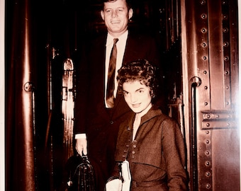 1953 John F. Kennedy & Jacqueline Kennedy Montreal Photo – Canadian Pacific Archives – Windsor Station