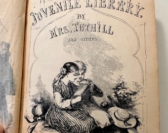 1865 "I Will Be a Gentleman" by Mrs. Tuthill | Civil War Era Antique Victorian Children's Book | Original Embossed Cloth Binding