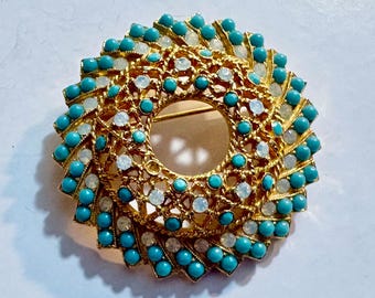 Vintage Sarah Coventry "Aquarius" Brooch