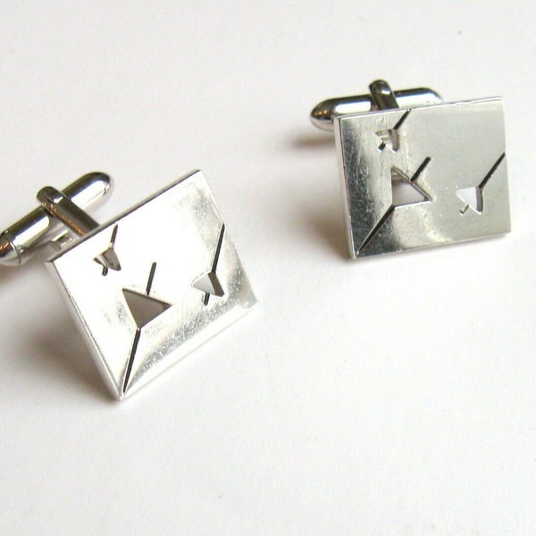 Vintage SWANK 1950's Men's Martini Cufflinks