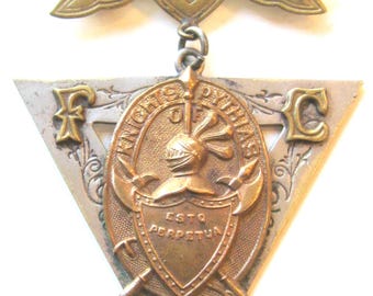 Antique Supreme Lodge F.C.B. Knights of Pythias Medal