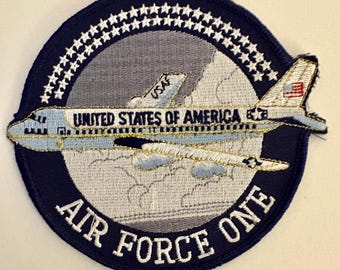 Vintage United States, AIR FORCE ONE, Embroidered Jacket Patch