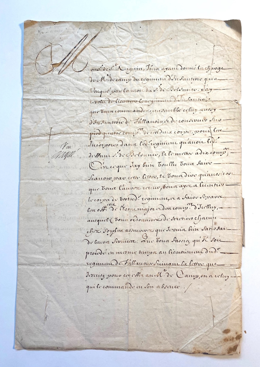 Genuine 18th Century French Manuscript, Signed Louis XV, Stamped - Etsy