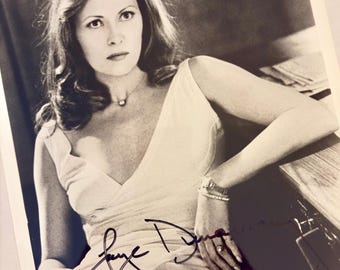 Genuine Signed FAYE DUNAWAY Photo, Network, 8 x 10, COA