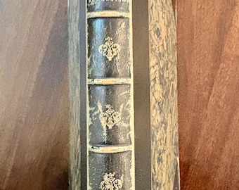 Antique 1823 French Revolution Book, Royal Memoirs First Edition, Rare John Murray London Imprint, Regency Era, Old Leather Book