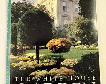 1997 White House Garden Complete 8 Note Card Set & Envelopes Historical Association