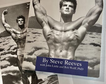 Steve Reeves "Classic Physique" Book and Signed Photo