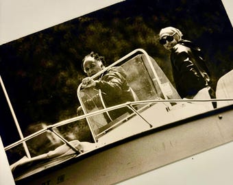 Vintage Ron Galella Photo, Jacqueline Kennedy Onassis & Maurice Tempelsman, Press, 1985