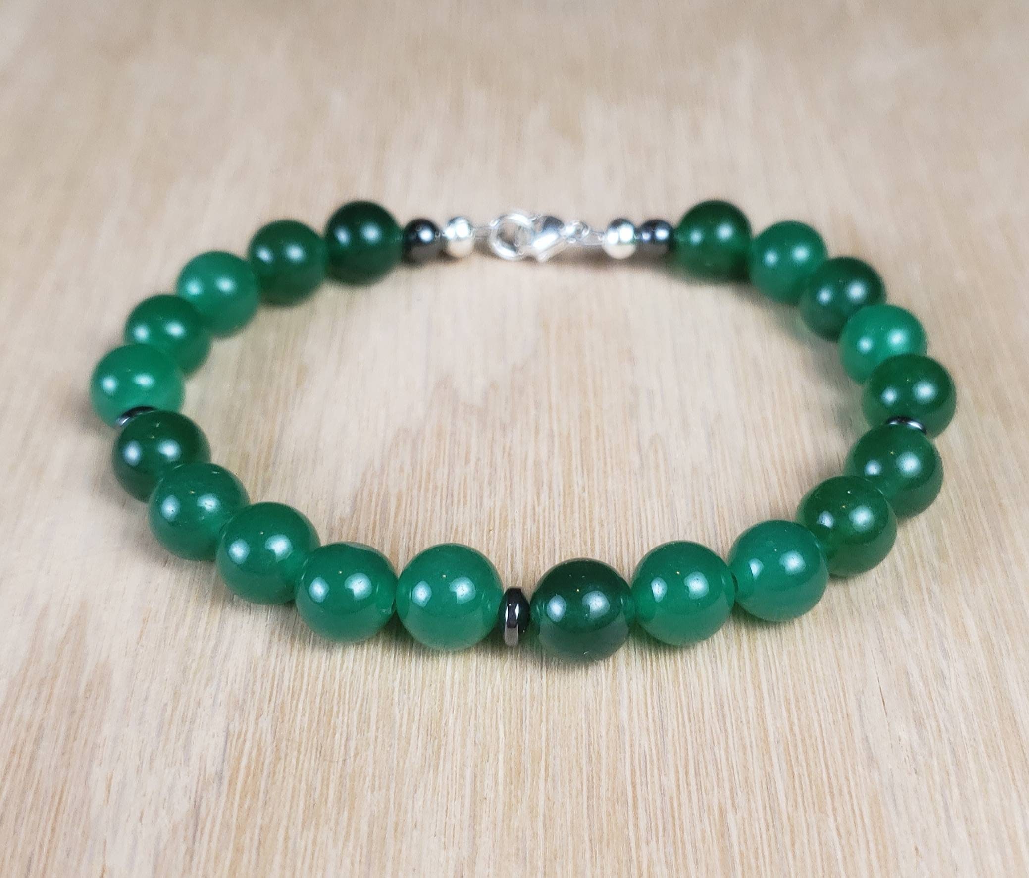 Bracelet Jonc En Jade Vert – Pierre Naturelle – Neuf Jamais Porté