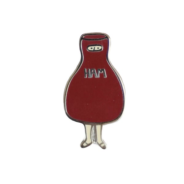 Scout's Ham Costume Enamel Pin - Literary Lapel Pin // Hard Enamel Pin, Cloisonné, Pin Badge