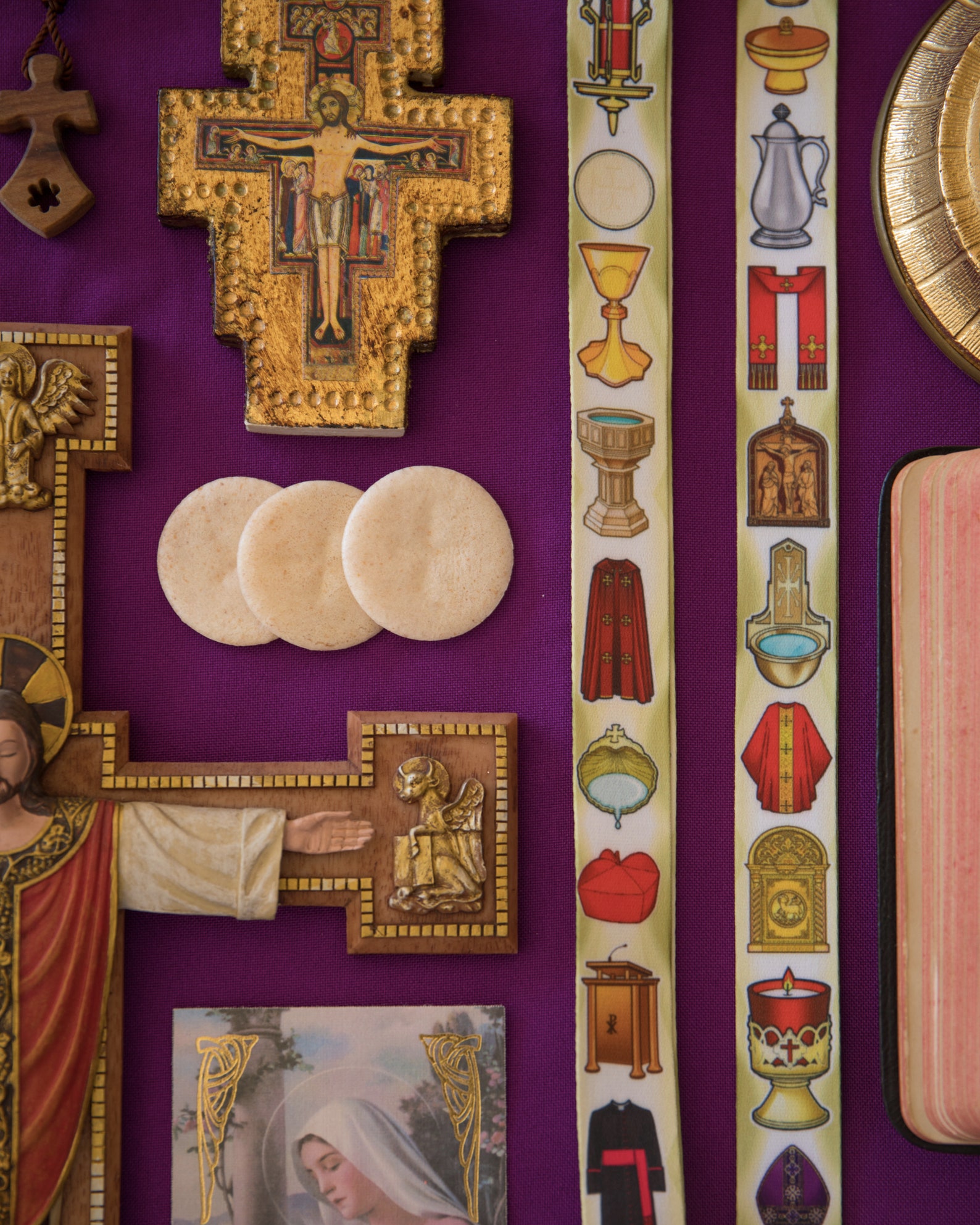 Catholic Mass objects Lanyard Sacraments and Sacramentals ID Etsy