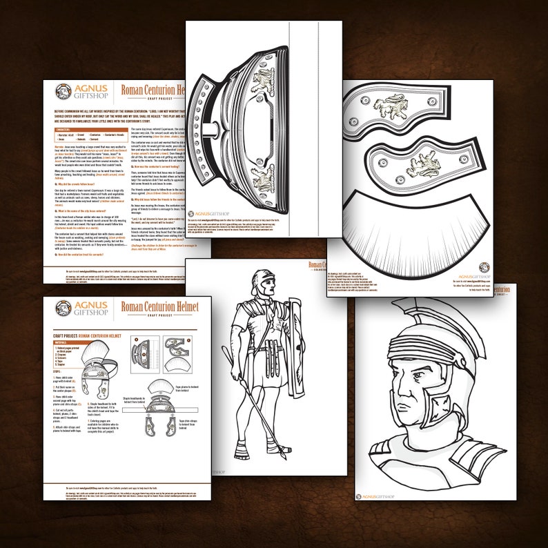 May include: Black and white line art illustration of a Roman Centurion helmet. The helmet has a crest with a horse and a plume. The illustration is part of a craft project to make a Roman Centurion helmet.