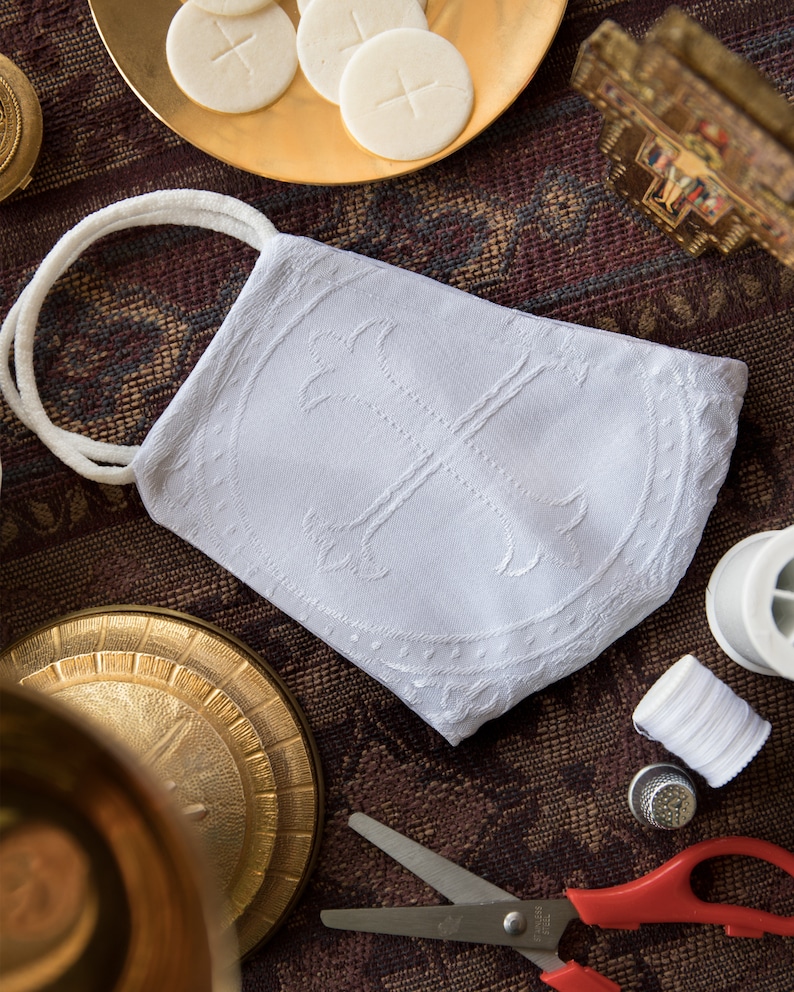 Catholic Liturgical Face Mask Reusable Religious Face Etsy