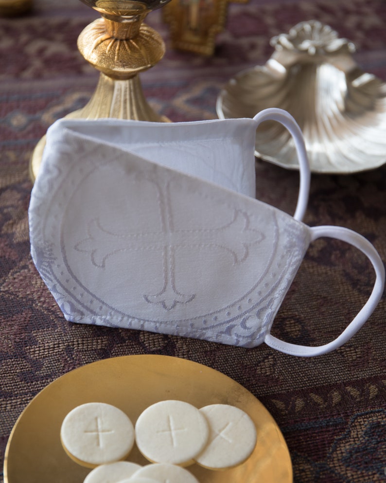 Catholic Liturgical Face Mask Reusable Religious Face Etsy