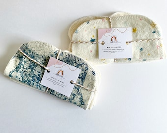 Cream Stars Mini Cloth Wipes