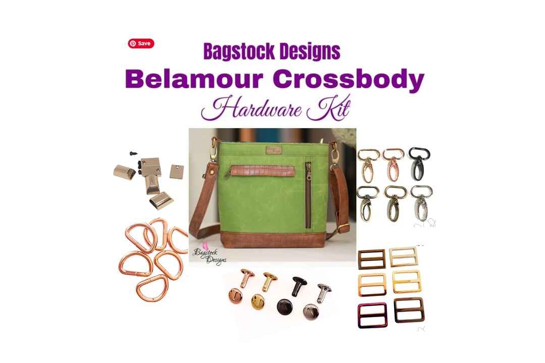 Belamour Crossbody Hardware Kit 25mm Bag Hardware Bagstock Etsy Australia
