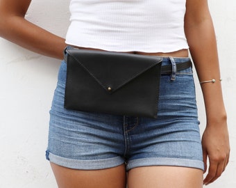 Leather Belt Bag - Etsy