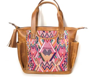 Classic Leather Backpack, Convertible Backpack, Backpack Women, Huipil, Leather Backpack