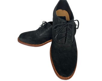 USA ONLY Oxford Shoes Size 7.5 & 12, Suede Oxfords, Black Suede Shoes, Oxford Shoes Women, Women's Oxfords, ready to ship, various sizes