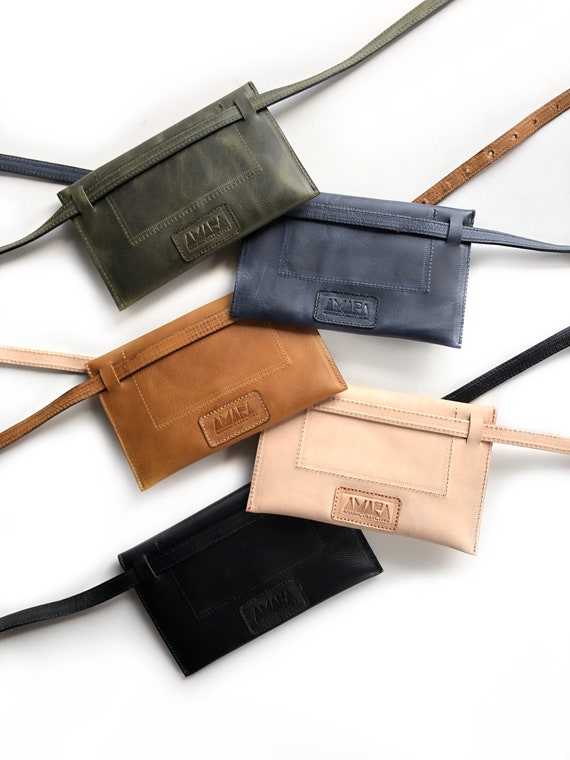 Paquete de Riñoneras de cuero Bolso Bum Bolso de cintura - España