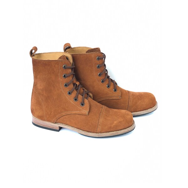 comfortable square toe boots