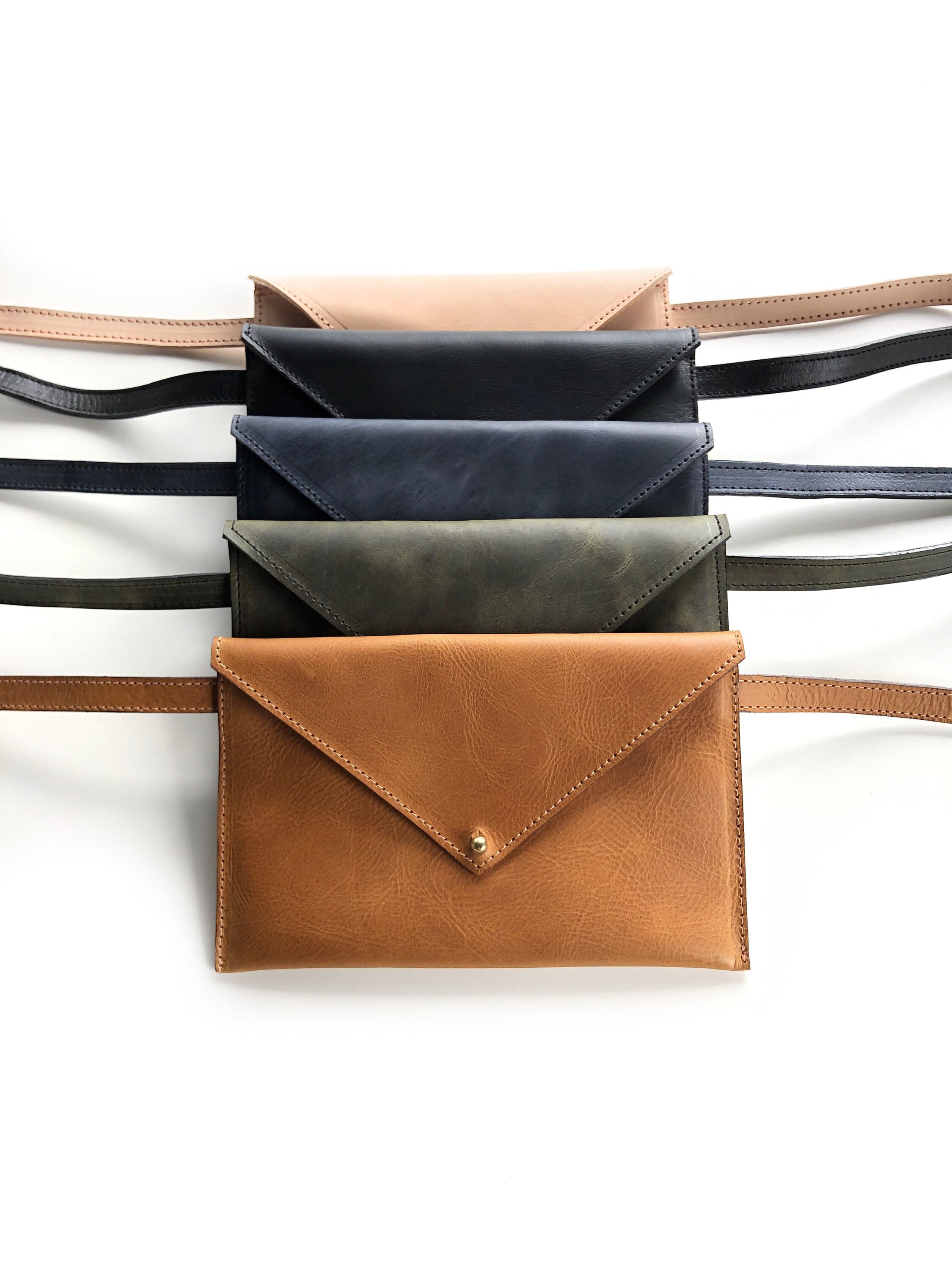 etsy leather fanny pack