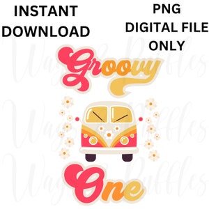 Groovy One png, Groovy One Girl png, 1st groovy birthday shirt png