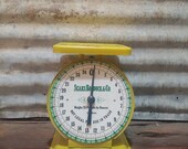 Vintage 39 Jiffy Way 39 Metal Egg Scale - Rustic Farmhouse Kitchen Decor