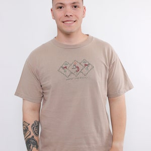 Vintage New Mexico geborduurd T-shirt jaren 90 - USA Travel T-shirt maat L