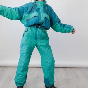 Sergio Tacchini スキーウェア 裏ボア vintage 上下セット Sergio Tacchini Ski Jacket - Etsy