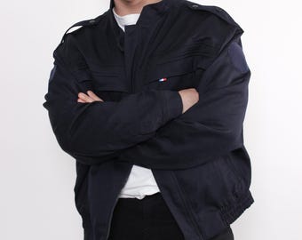 ジャケット・アウター vintage Neptune Garment Co. jacket Vintage Neptune Garment Co. Men's Size 48 XL Black Bomber Jacket