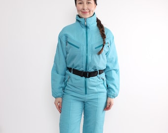 90年代レディーススキースーツ、ツーピーススキースーツ、80年代