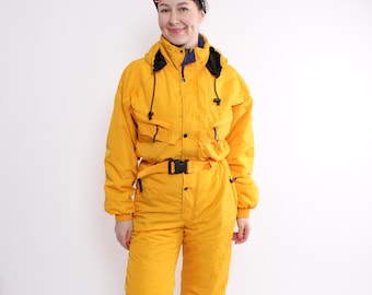 ヴィンテージ　Sears ONE PIECE Insulated Suit Vintage Sears Insulated Ski Snow Suit Jumpsuit Blue Large Size 44R