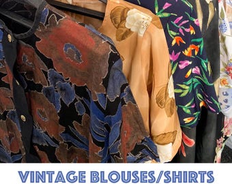 Wholesale Vintage Blouse Lot of 10 Pick Your Own 80s 90s Reseller