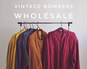 Vintage bomber jacket WHOLESALE BULK BUY