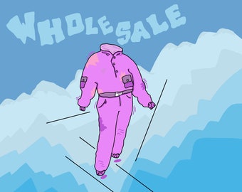 5 Vintage ski suit wholesale, 80s retro women snow suit bulk buy